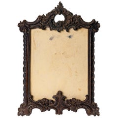 Marco de cuadros de nogal francés tallado a mano/Easel