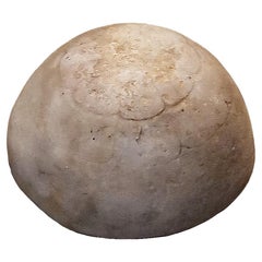 Piedra de jardín tallada a mano, mediados del siglo XIX