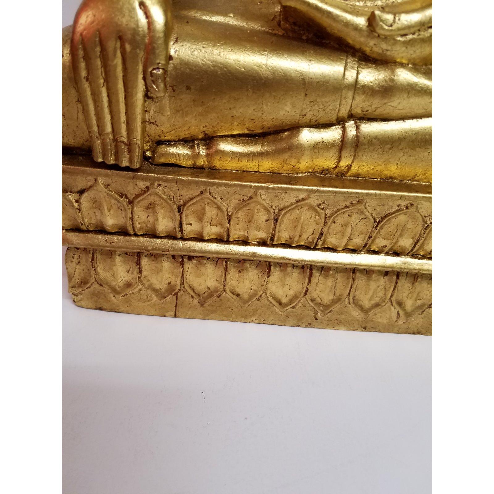 Hand Carved Giltwood Thai Buddha 2