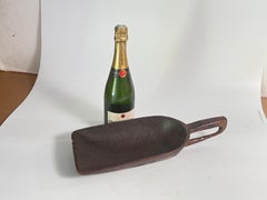 Hand Carved Grain Shovel 19th century, brown color from England