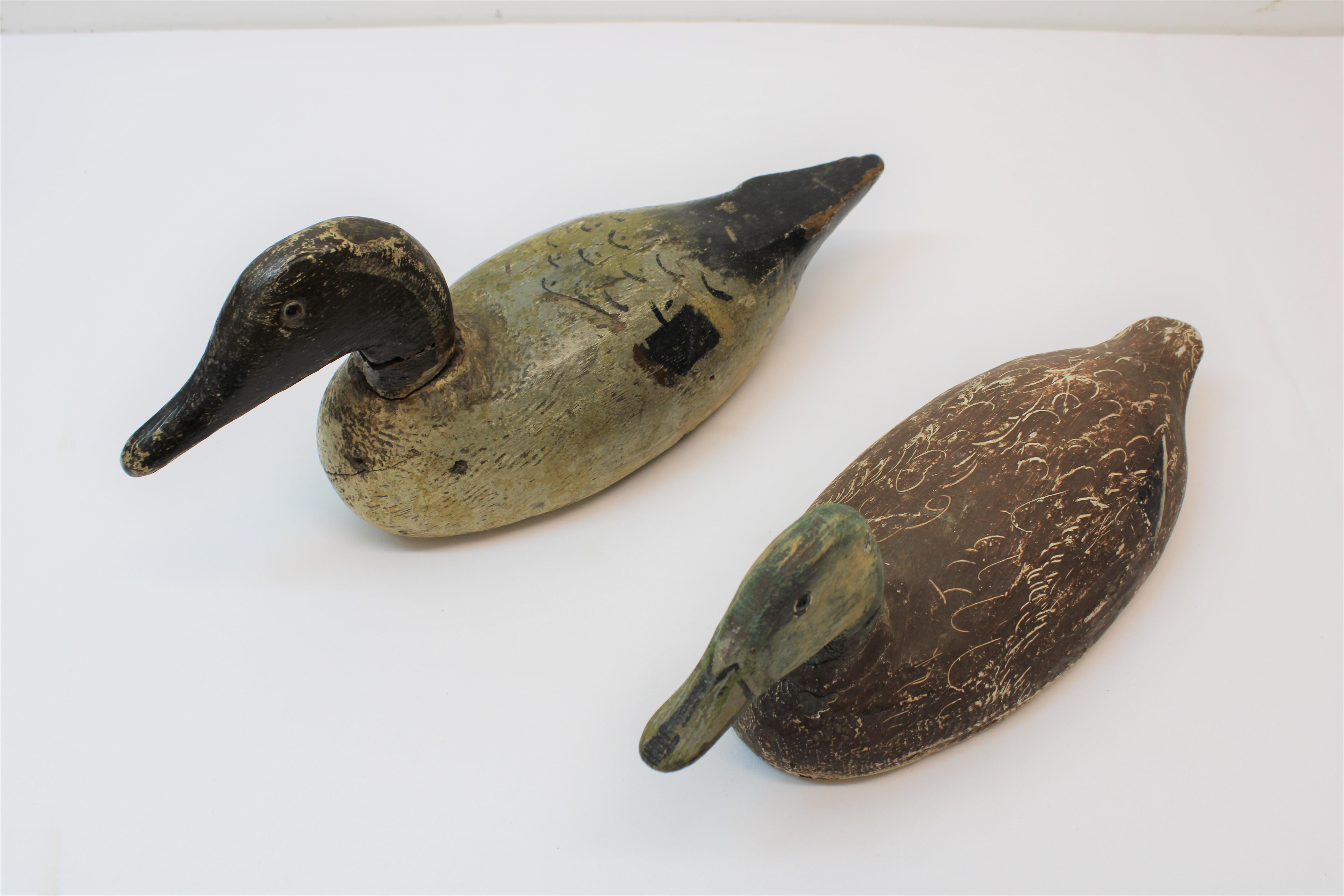 Hand Carved / Hand Painted Decoy's ( Ducks ) For Sale 2