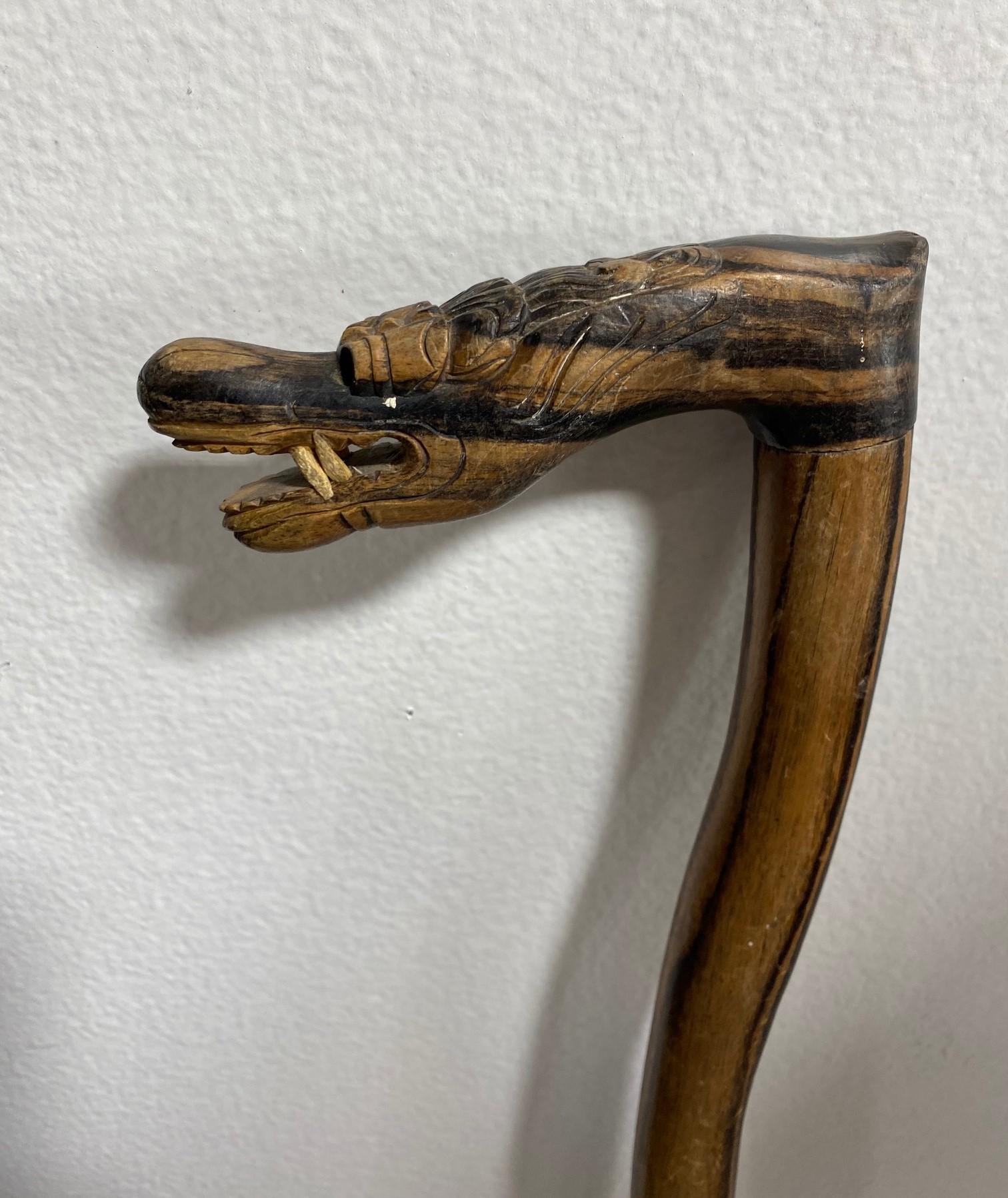 dragon walking cane