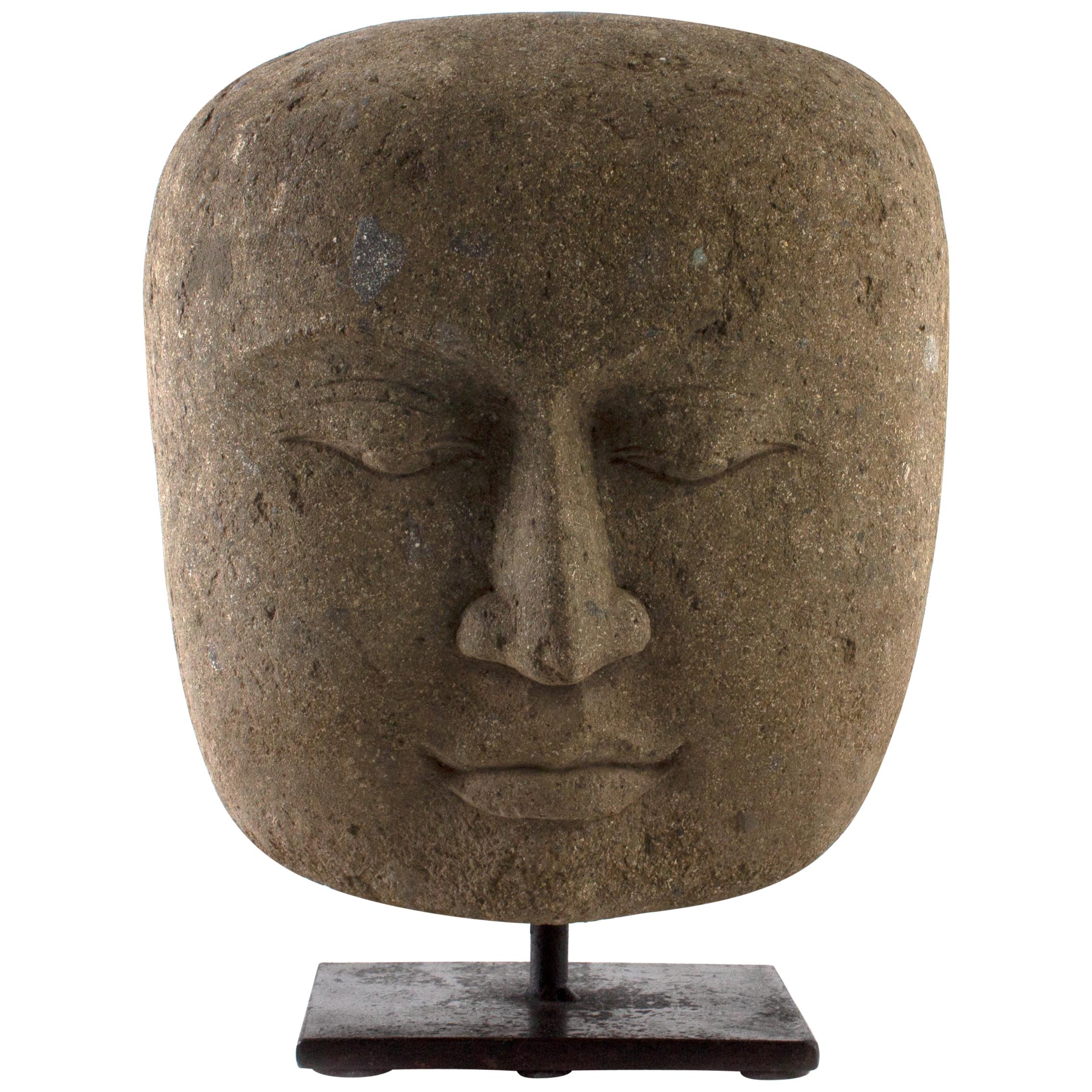 Hand Carved Head of Buddha, Indoor / Outdoor