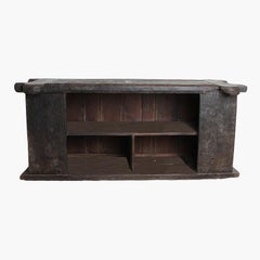 Handgeschnitzte Himalaya-Aufbewahrungskommode, frühes 20. Jahrhundert