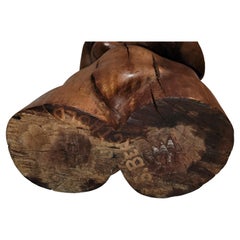 Hand Carved Indian Girl