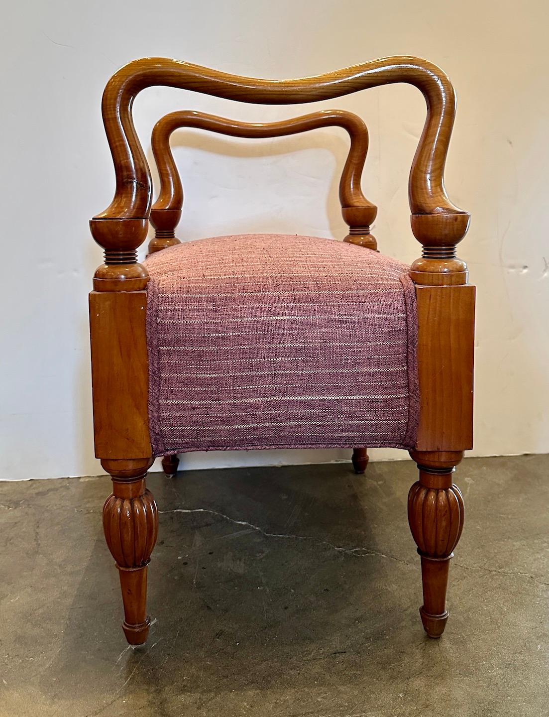 Early 20th Century Hand Carved, Italian Bench For Sale