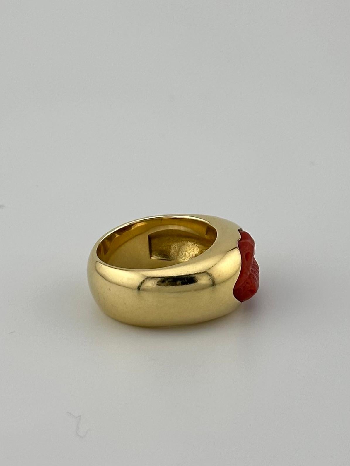gold lips ring