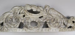 Hand Carved Italian Overdoor Fragment