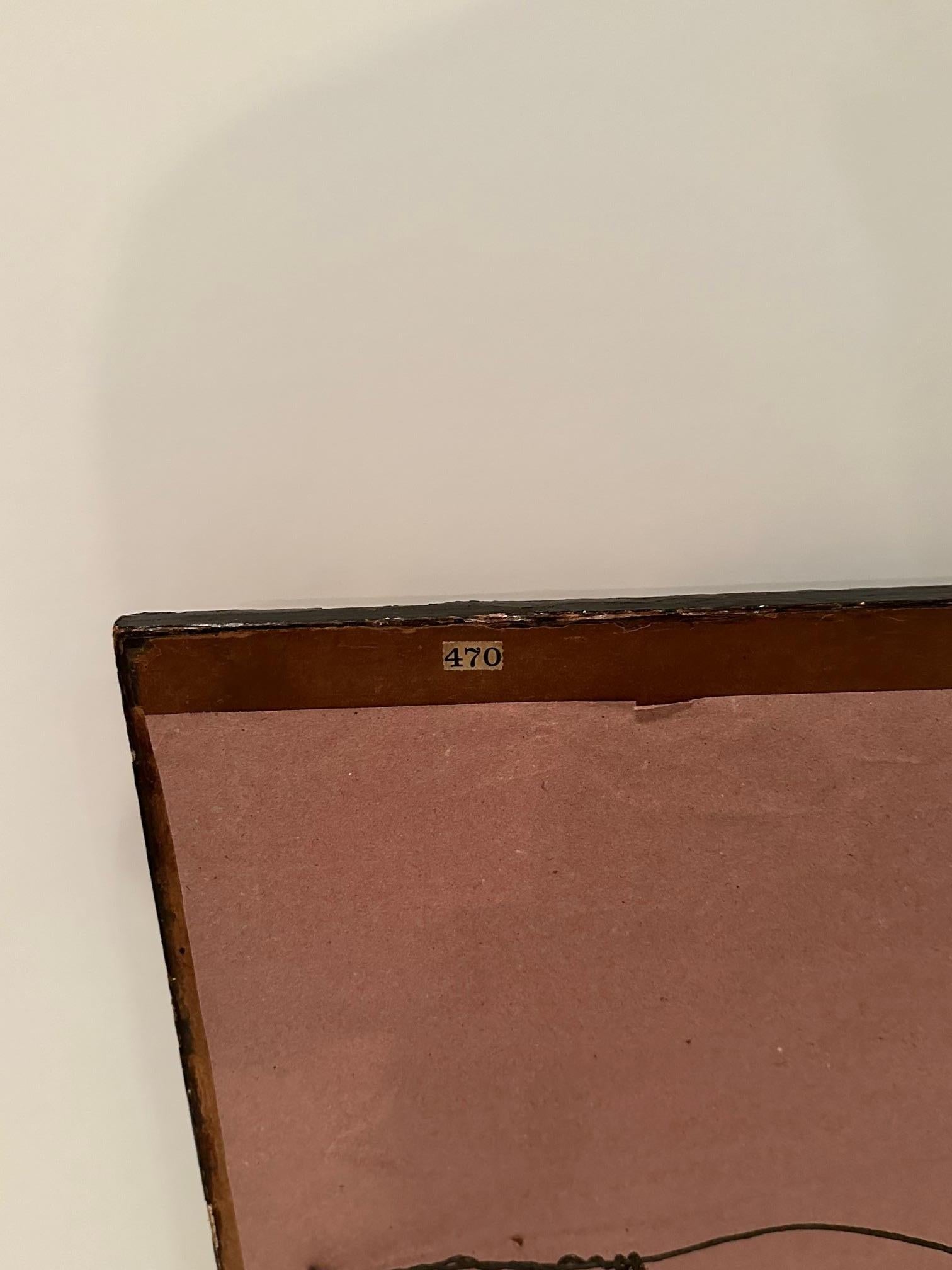 Miroir italien de style rococo sculpté à la main, ébénisé et or ancien en vente 5