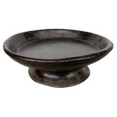 Hand Carved Jackfruit Wood Bowl from Java, Early 20th Century