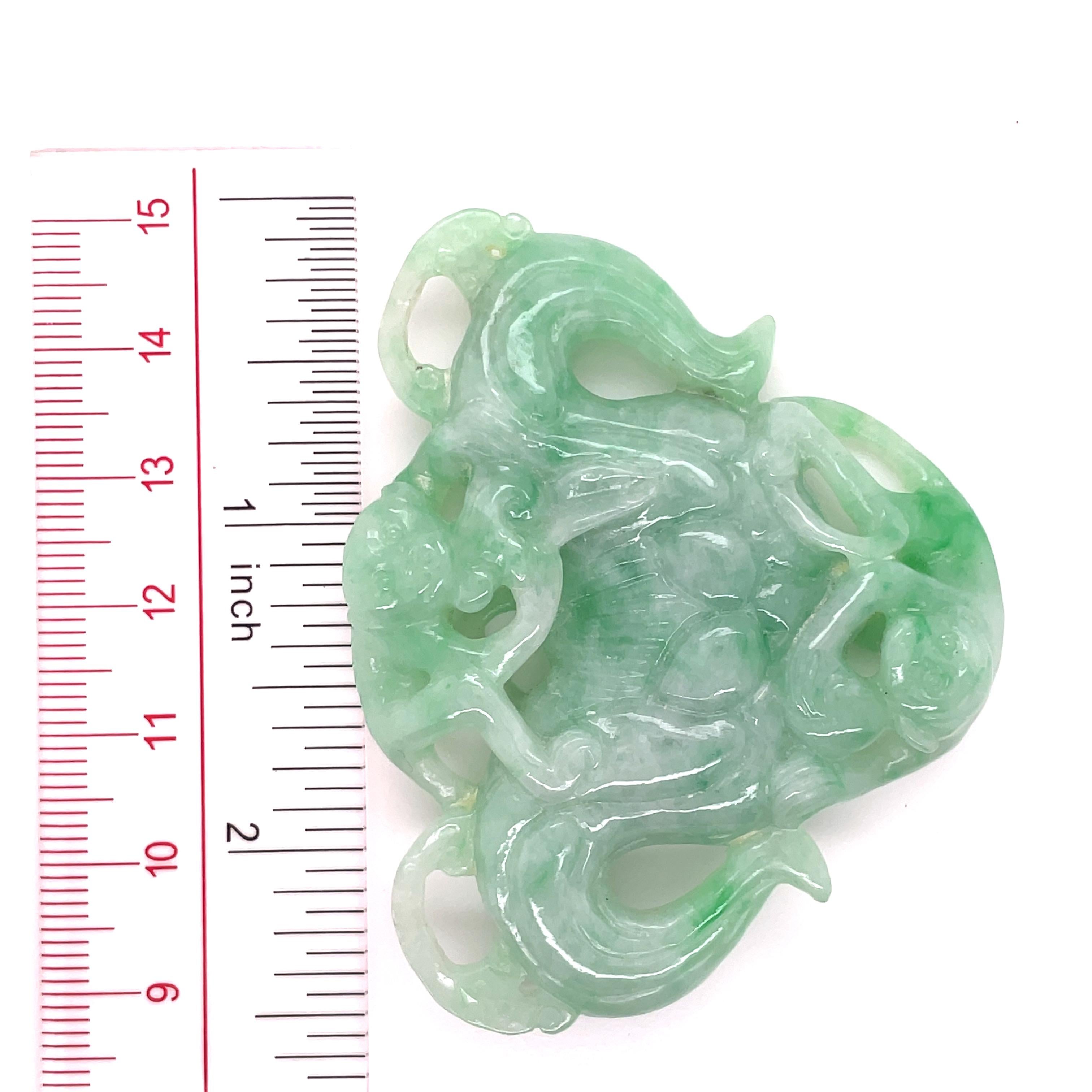 Hand-Carved Jade Stone For Sale 5