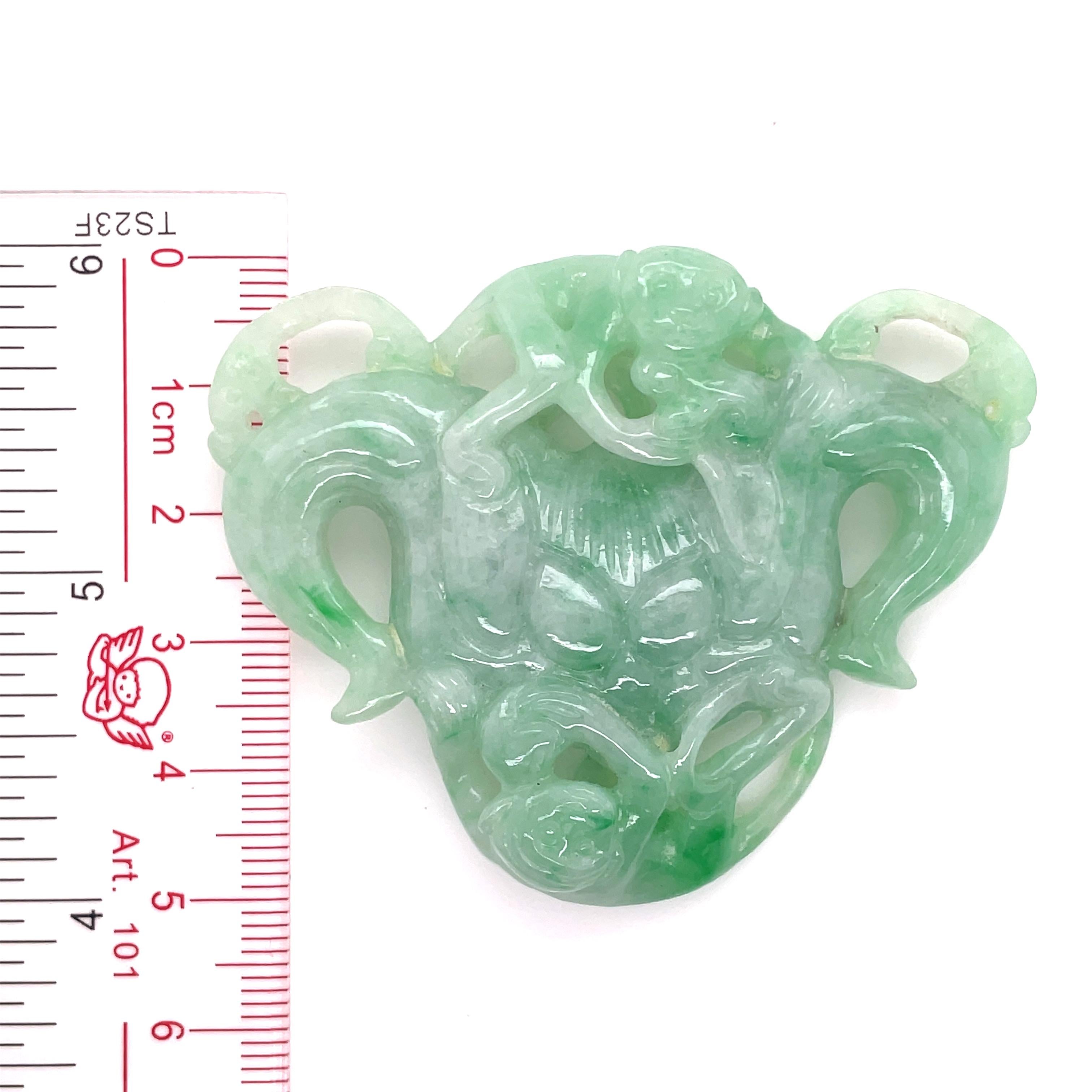 Hand-Carved Jade Stone For Sale 6