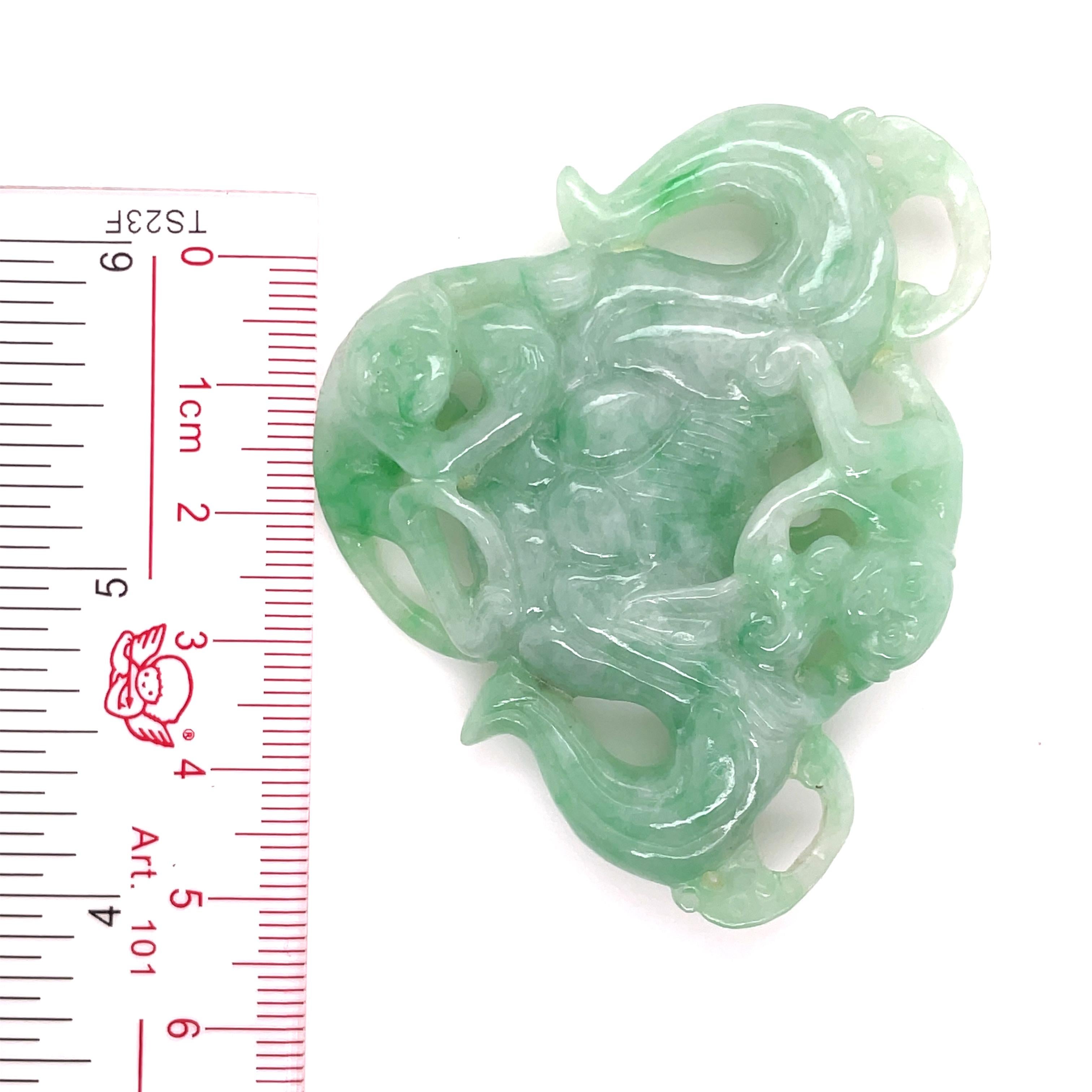 Hand-Carved Jade Stone For Sale 7
