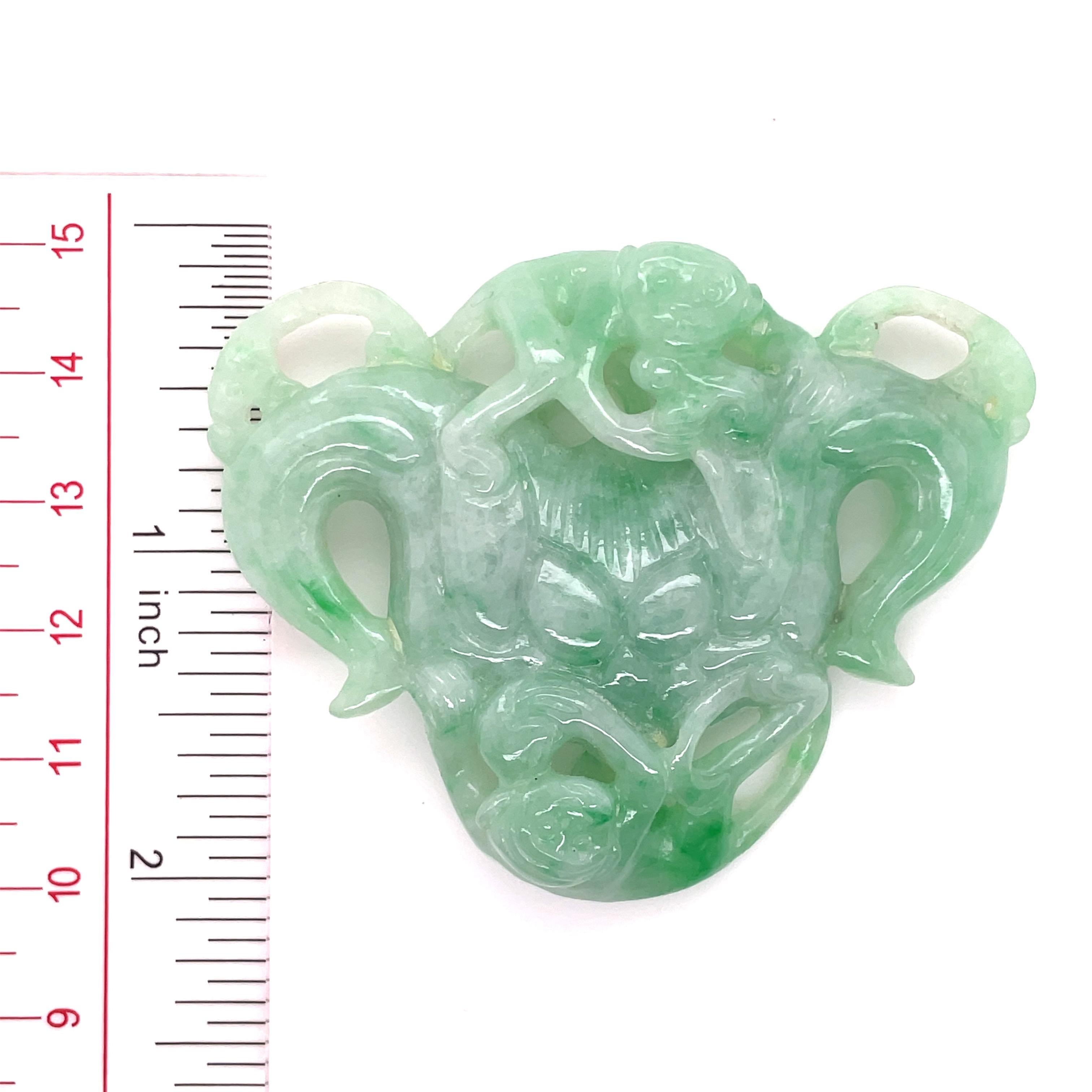 Hand-Carved Jade Stone For Sale 8