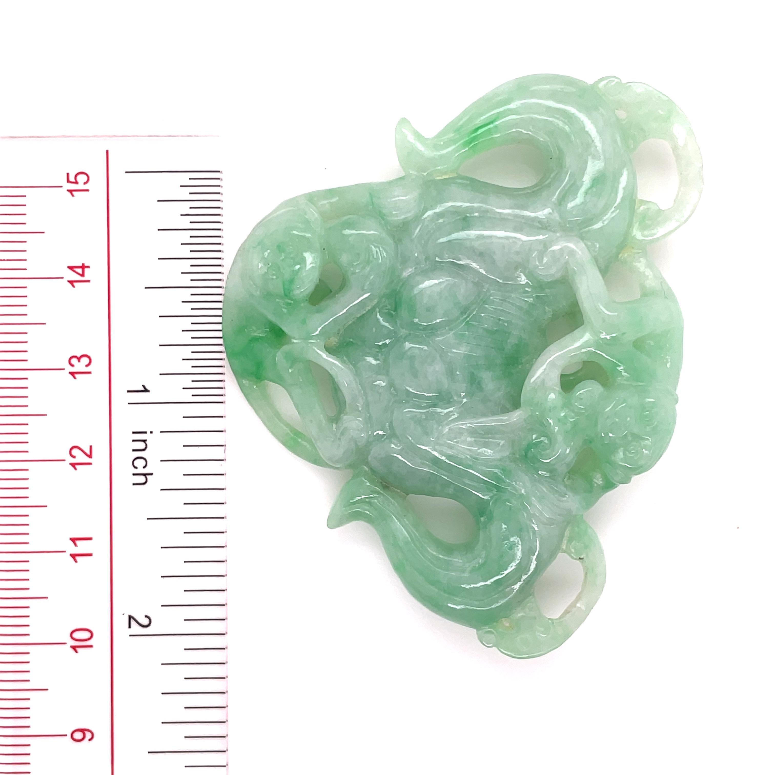 Hand-Carved Jade Stone For Sale 9