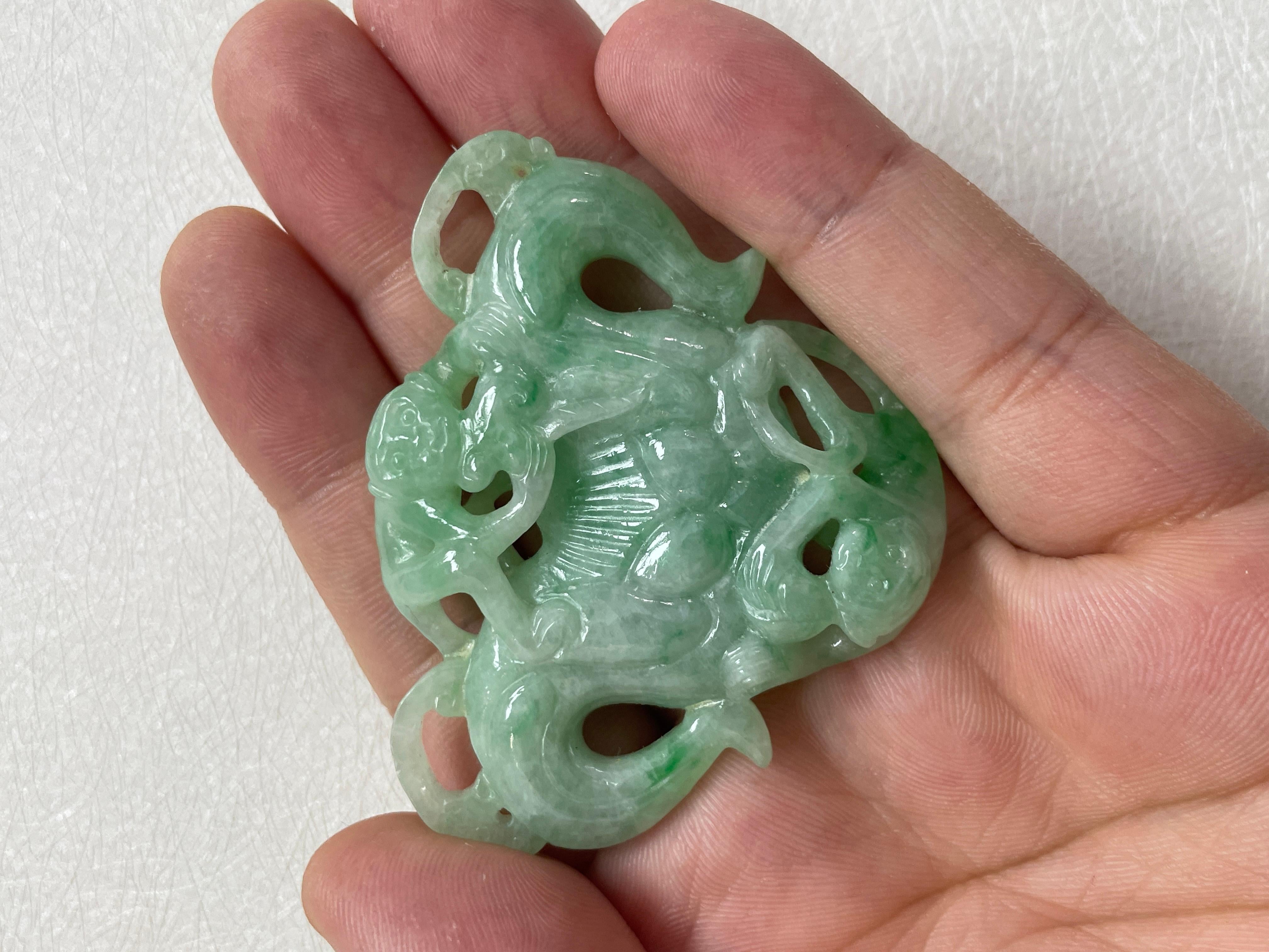 Hand-Carved Jade Stone For Sale 11