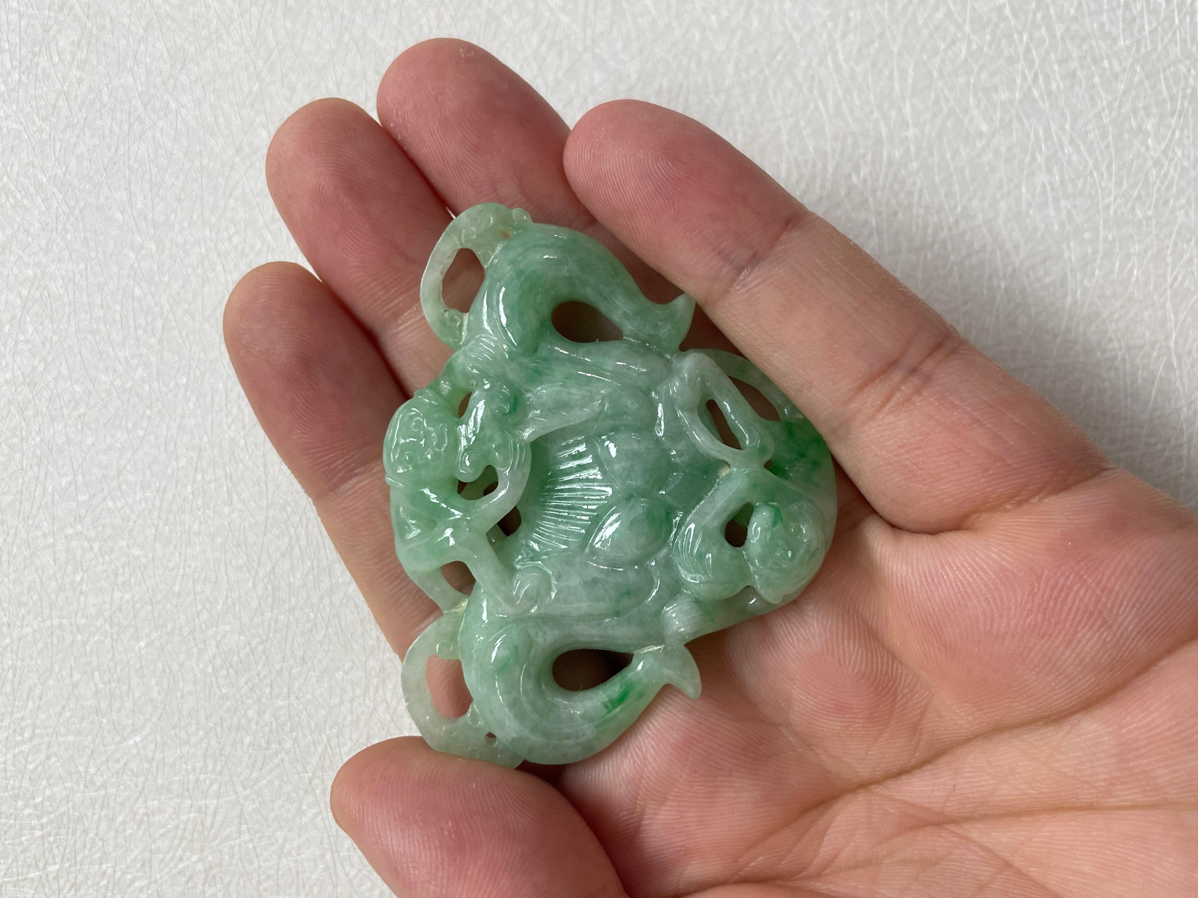 Hand-Carved Jade Stone For Sale 12