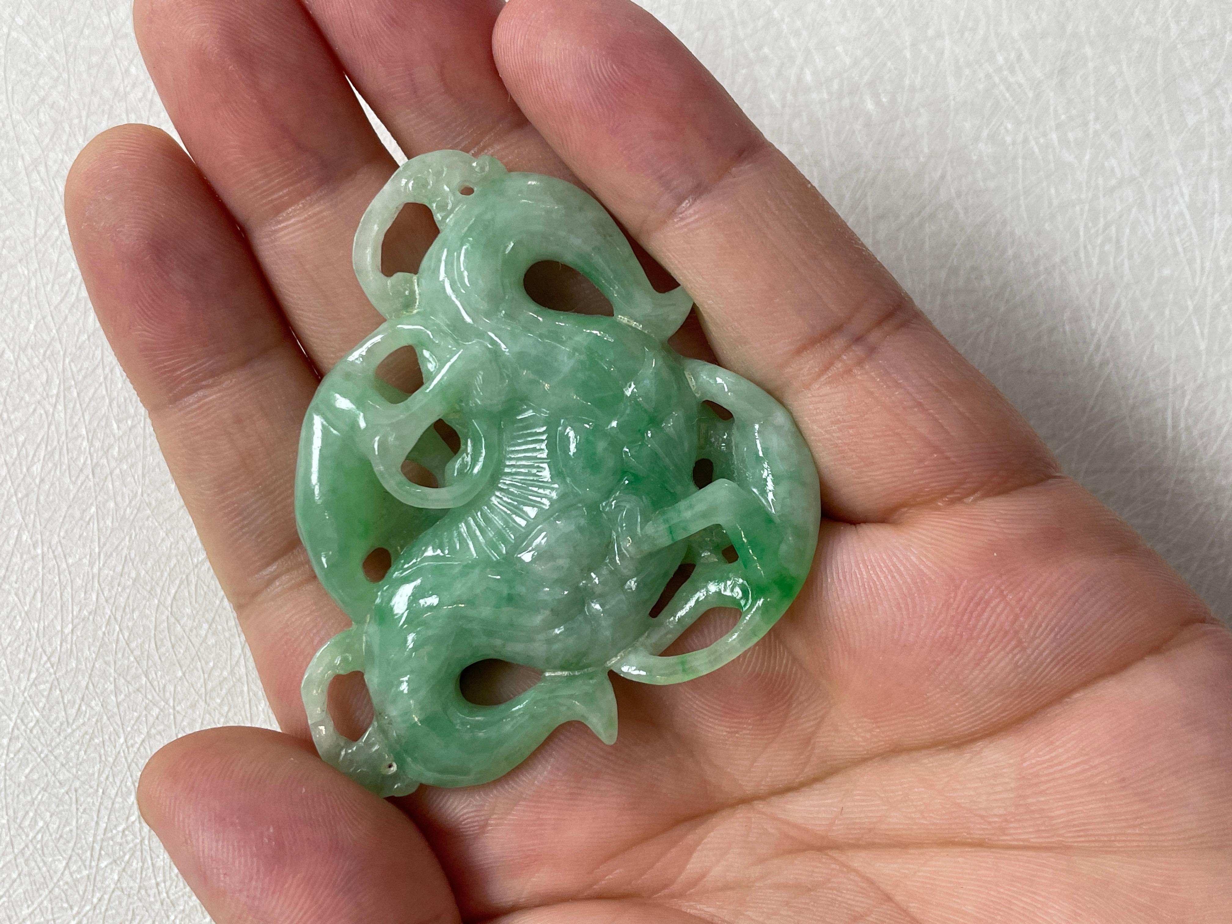 Hand-Carved Jade Stone For Sale 13