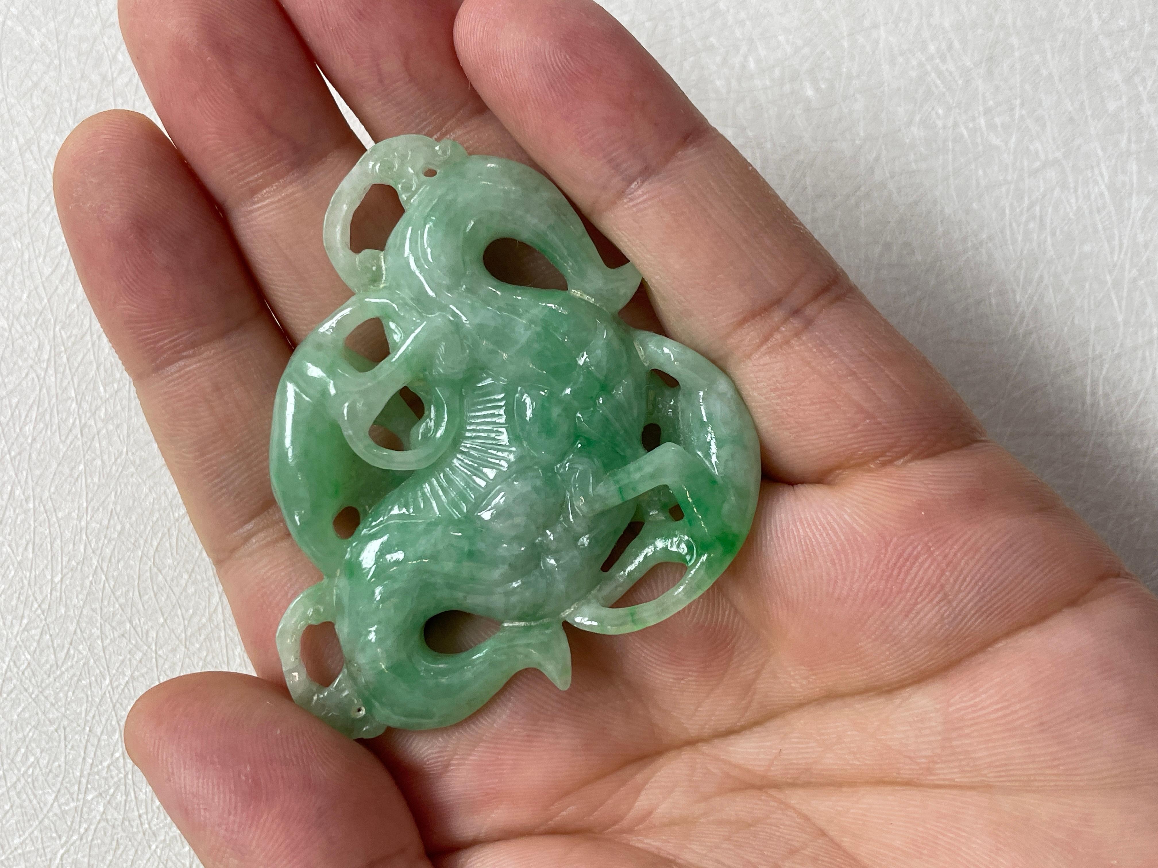 Hand-Carved Jade Stone For Sale 14