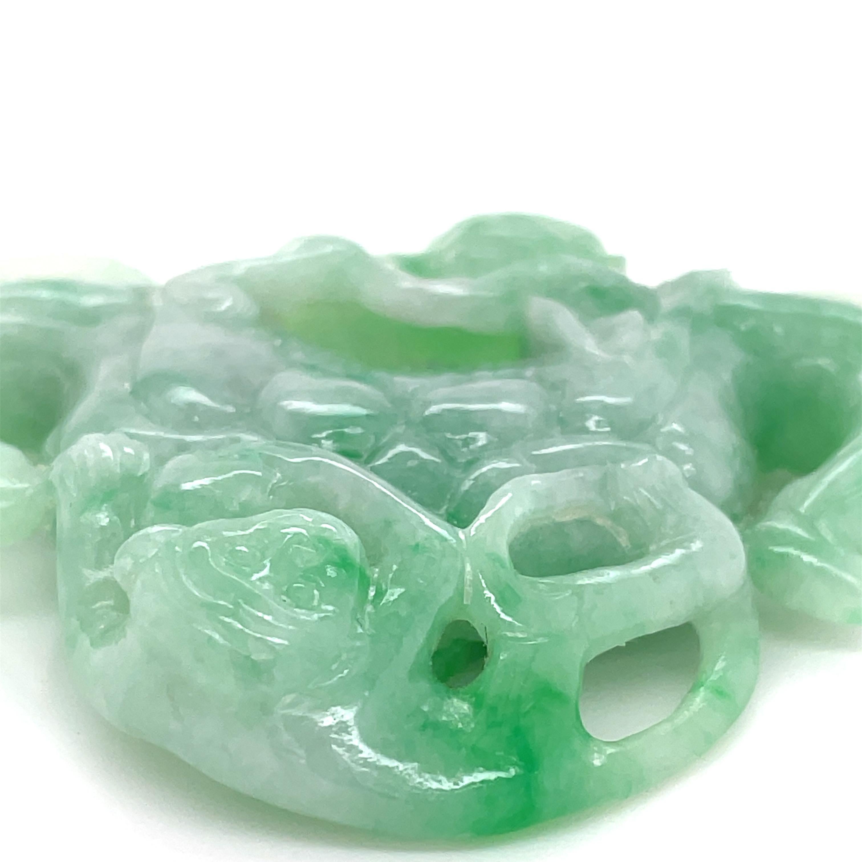 Hand-Carved Jade Stone For Sale 3