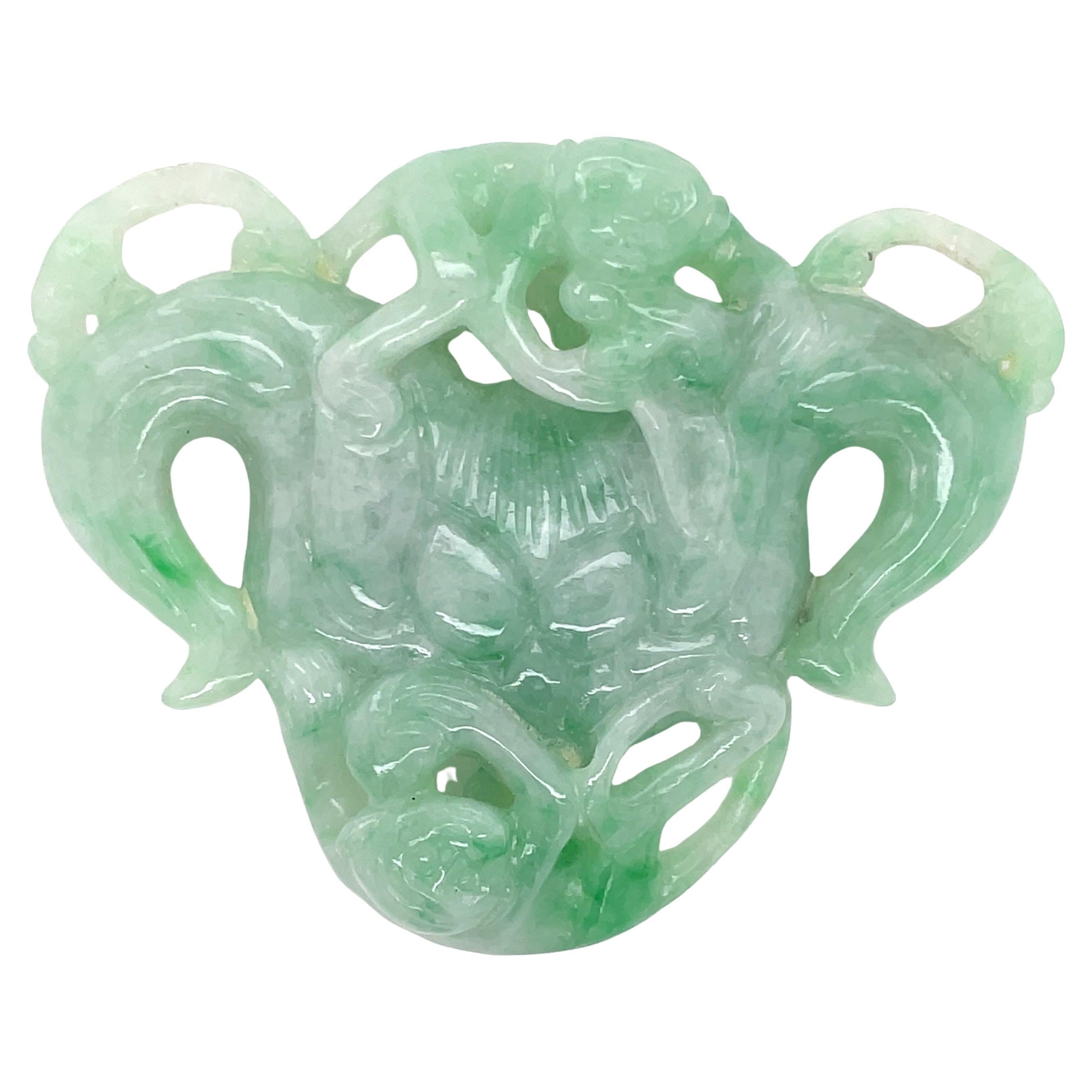 Hand-Carved Jade Stone For Sale