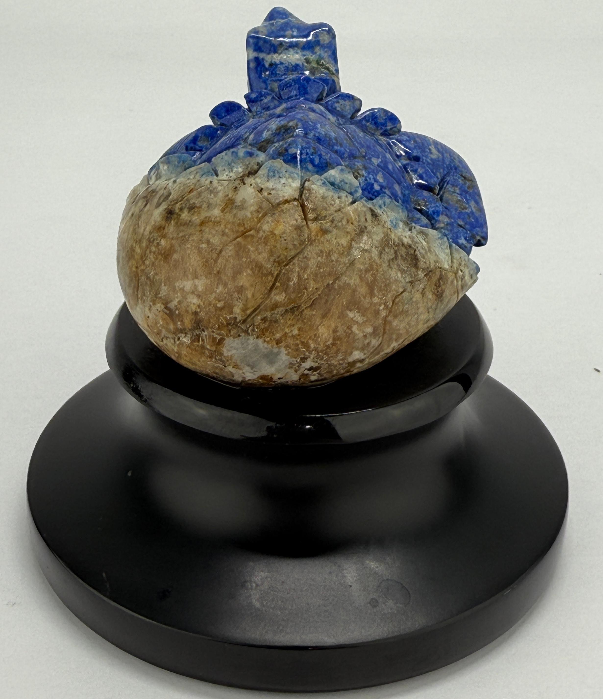 Scultura in pietra preziosa di Lapislazzuli 