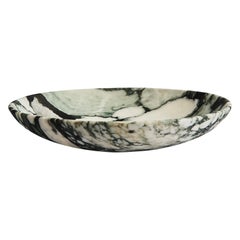 Hand Carved Large Marble Niemeyer Bowl by Greg Natale