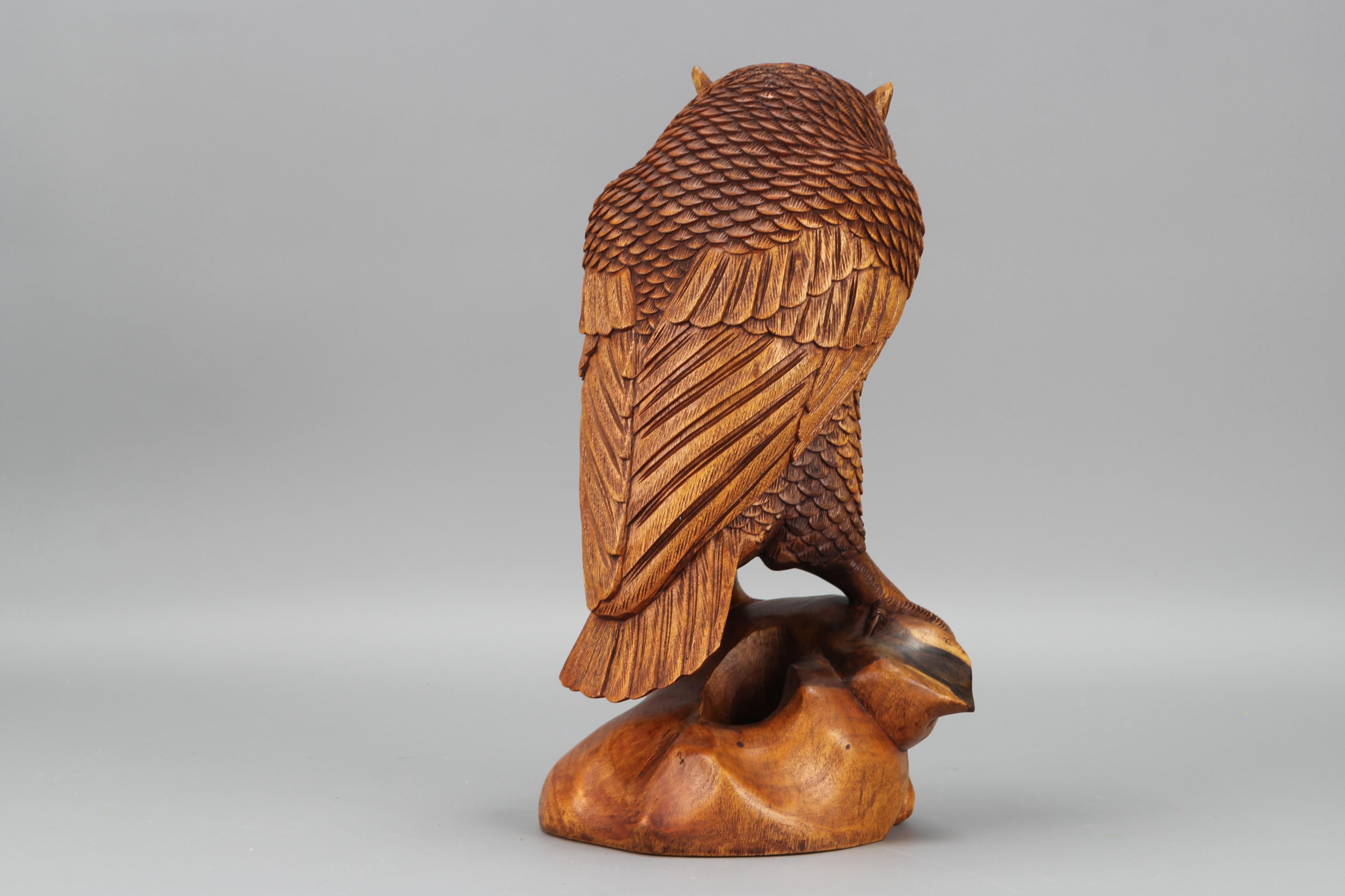 carved owls for sale