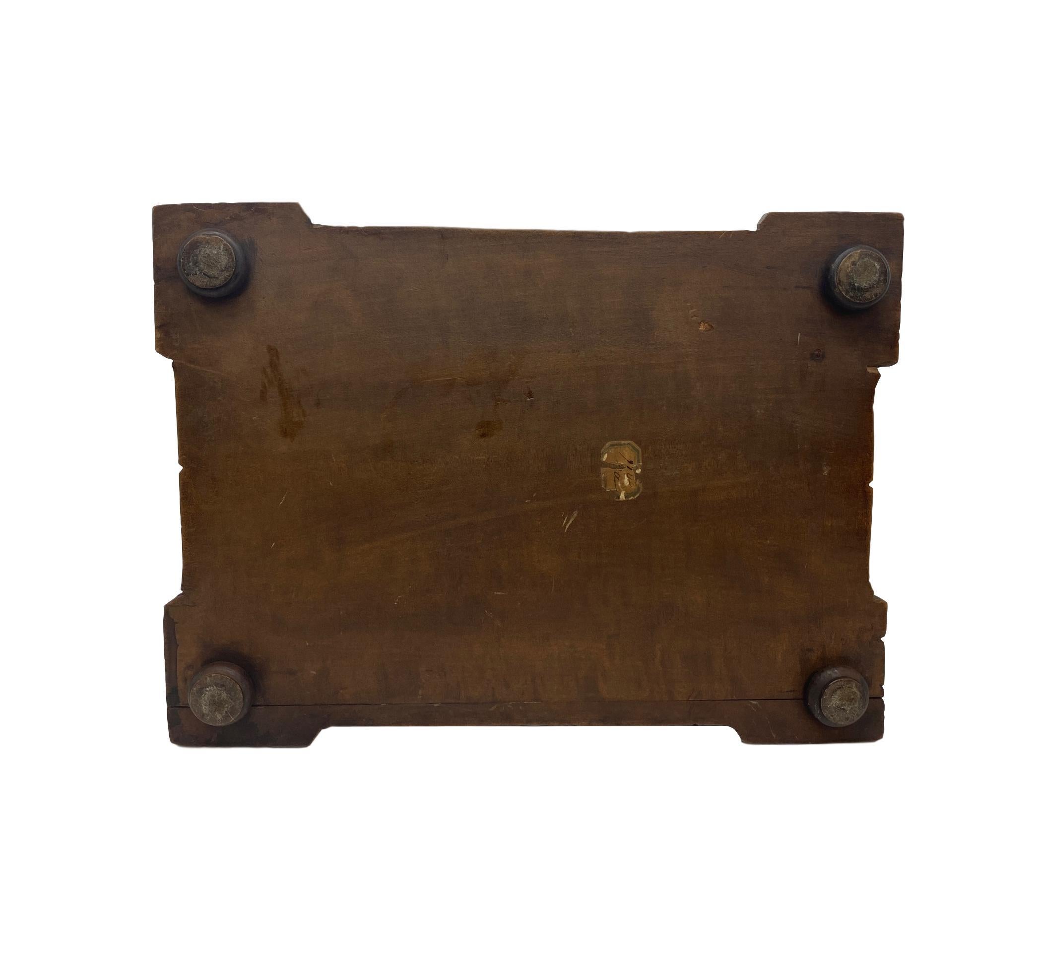 Hand Carved Linden Wood Black Forest Cigar Box Humidor, Swiss, circa 1880 8