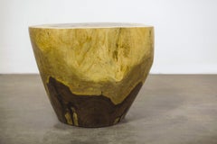 Carved Live Edge Solid Wood Trunk Table ƒ2 by Costantini, Francisco, in Stock