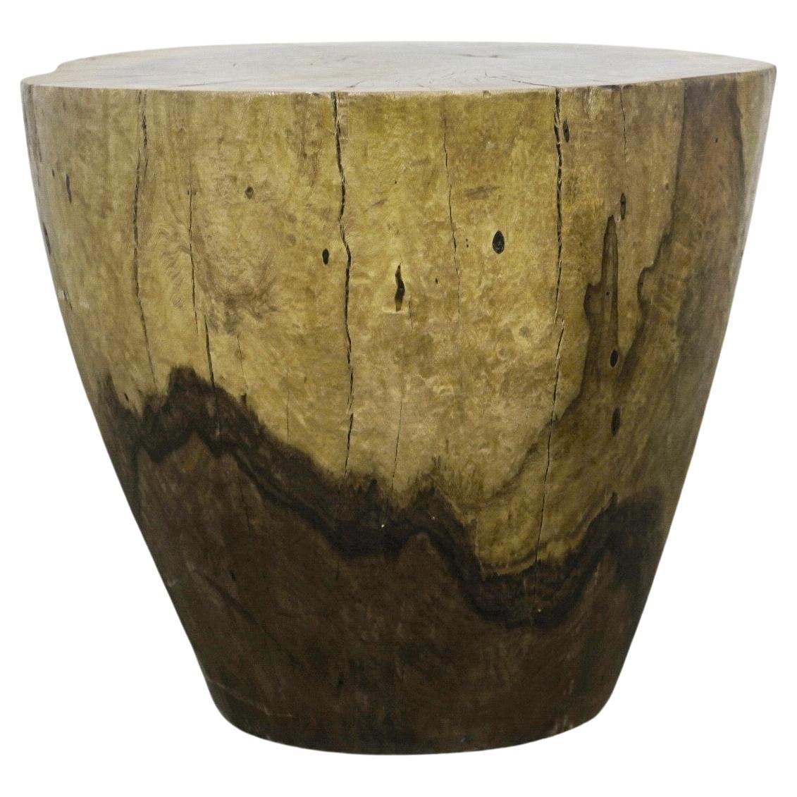Carved Live Edge Solid Wood Trunk Table ƒ20 by Costantini, Francisco, in Stock For Sale