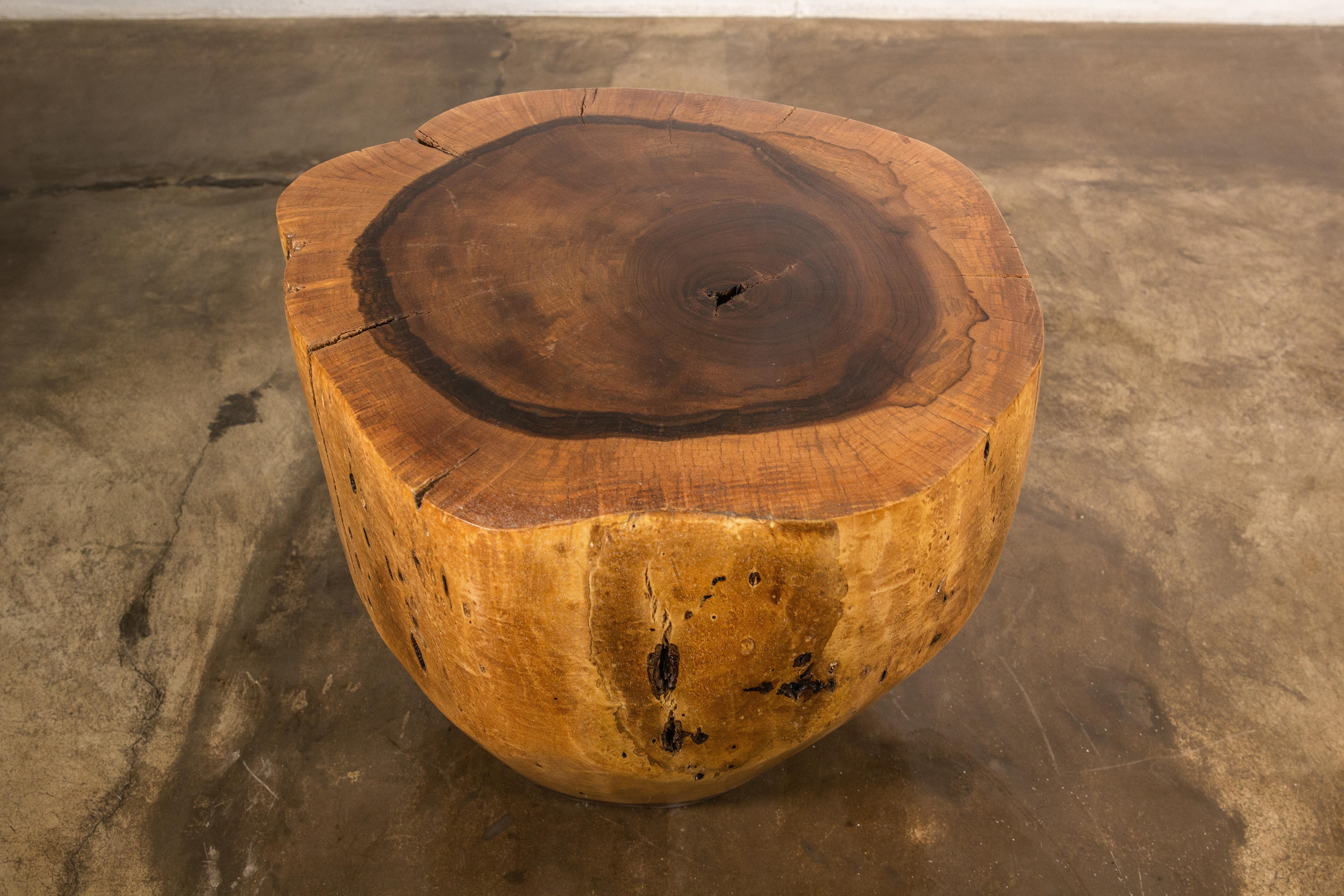 Table coffre en bois massif sculpté ƒ35 par Costantini, Francisco, en stock en vente 5