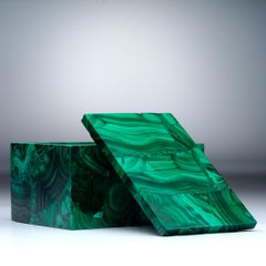 Elefante di malachite intagliato a mano