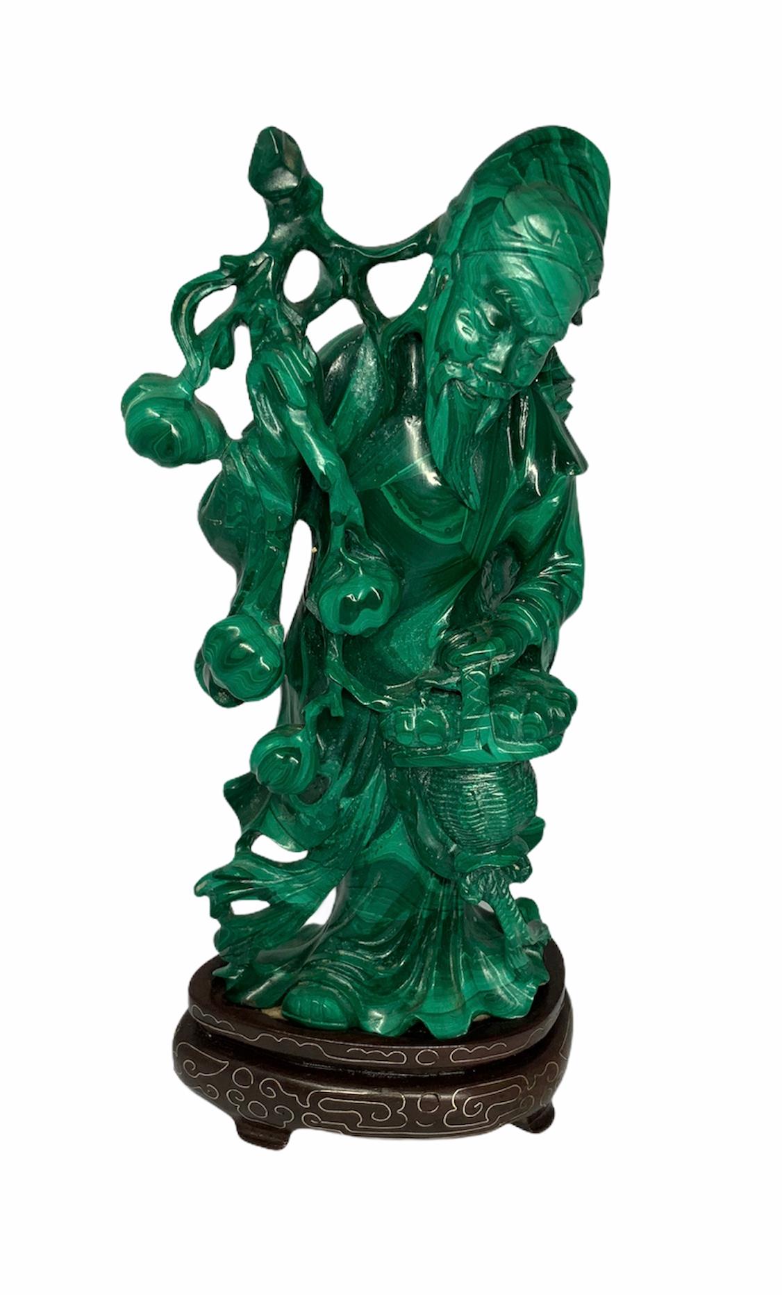 malachite statues