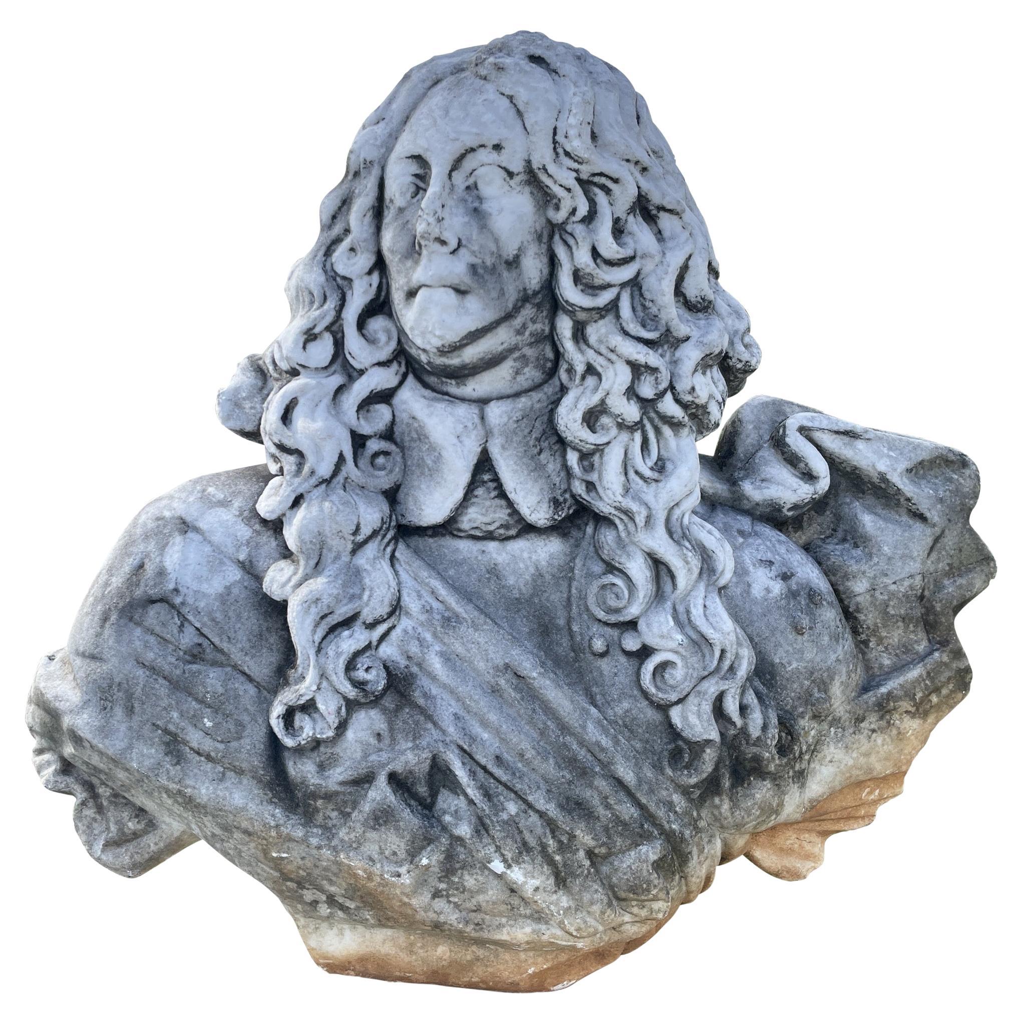 Portrait Bust of King Louis XIV For Sale at 1stDibs | bust of louis xiv