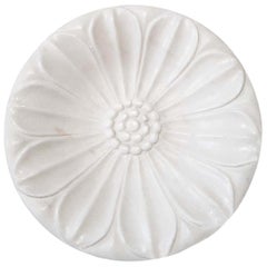 Hand Carved Marble Dish or Vide Poche, Late 20th Century