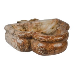 Hand Carved Marble Holy Water Font or Stoup