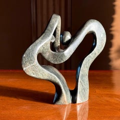 Hand-carved marble sculpture, attr. Robert Ortlieb, late 20th century