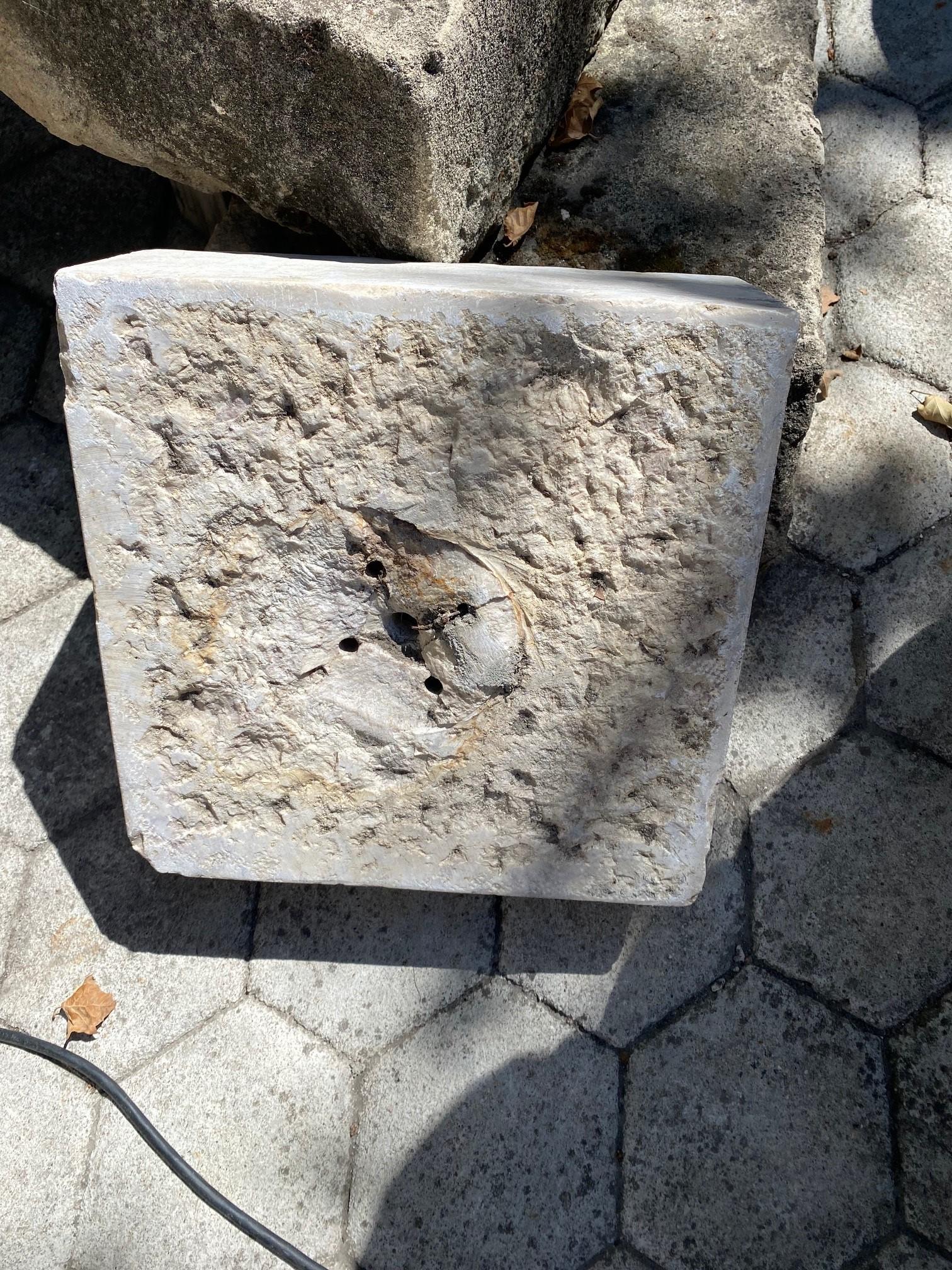 Fregadero de mármol tallado a mano Jardinera de piedra Jardinera Antigua Granja LA en venta 2