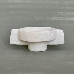Hand Carved Marble Vessel by Tom Von Kaenel
