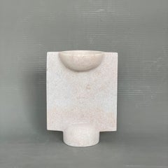 Hand Carved Marble Vessel by Tom Von Kaenel
