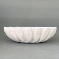 Hand Carved Marble Vessel by Tom Von Kaenel