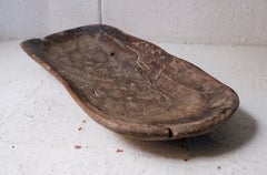 Hand Carved Mesquite Tray from Mexico, Early 20th Century