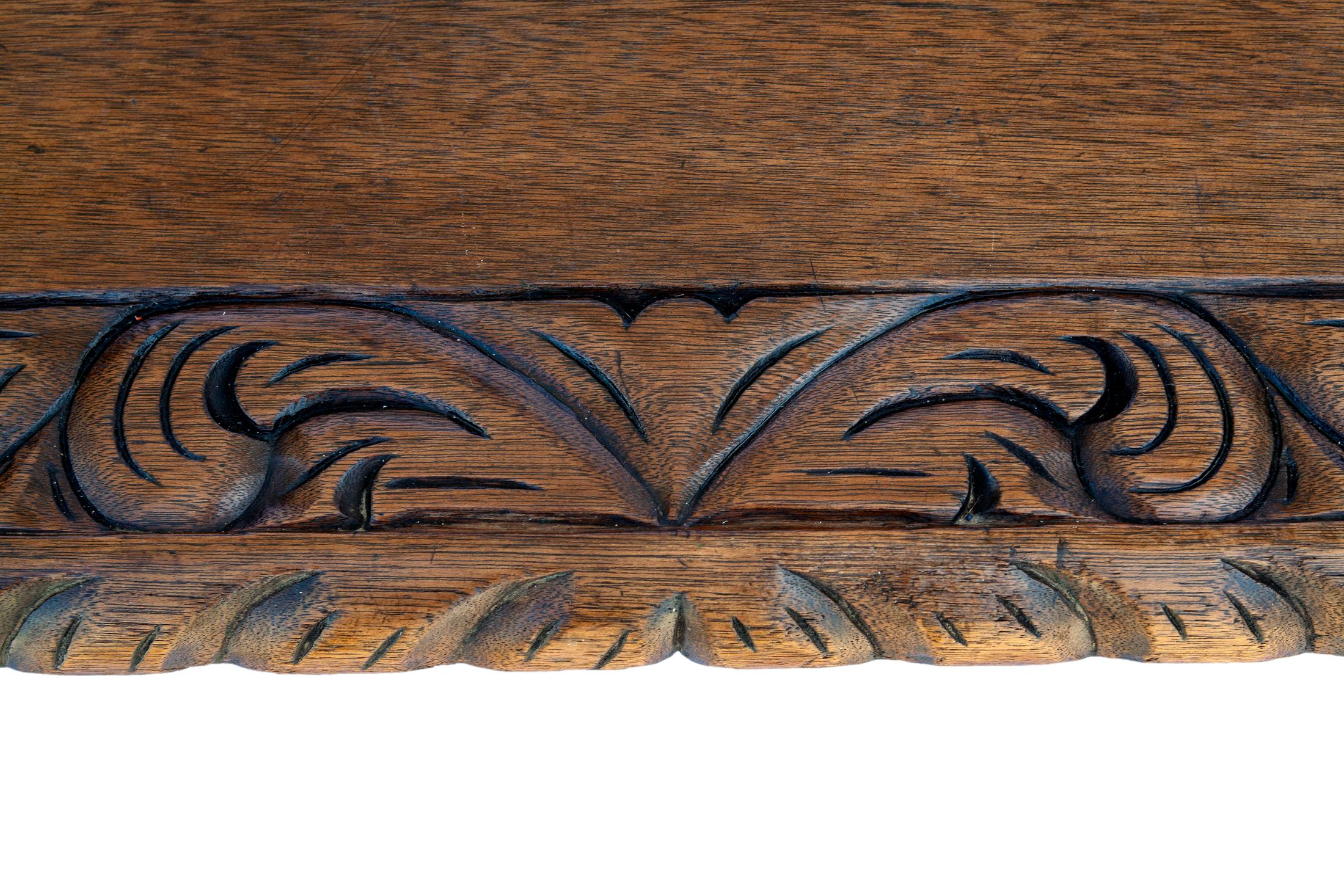 HandCarved Mexican Hardwood Coffee Table For Sale at 1stDibs