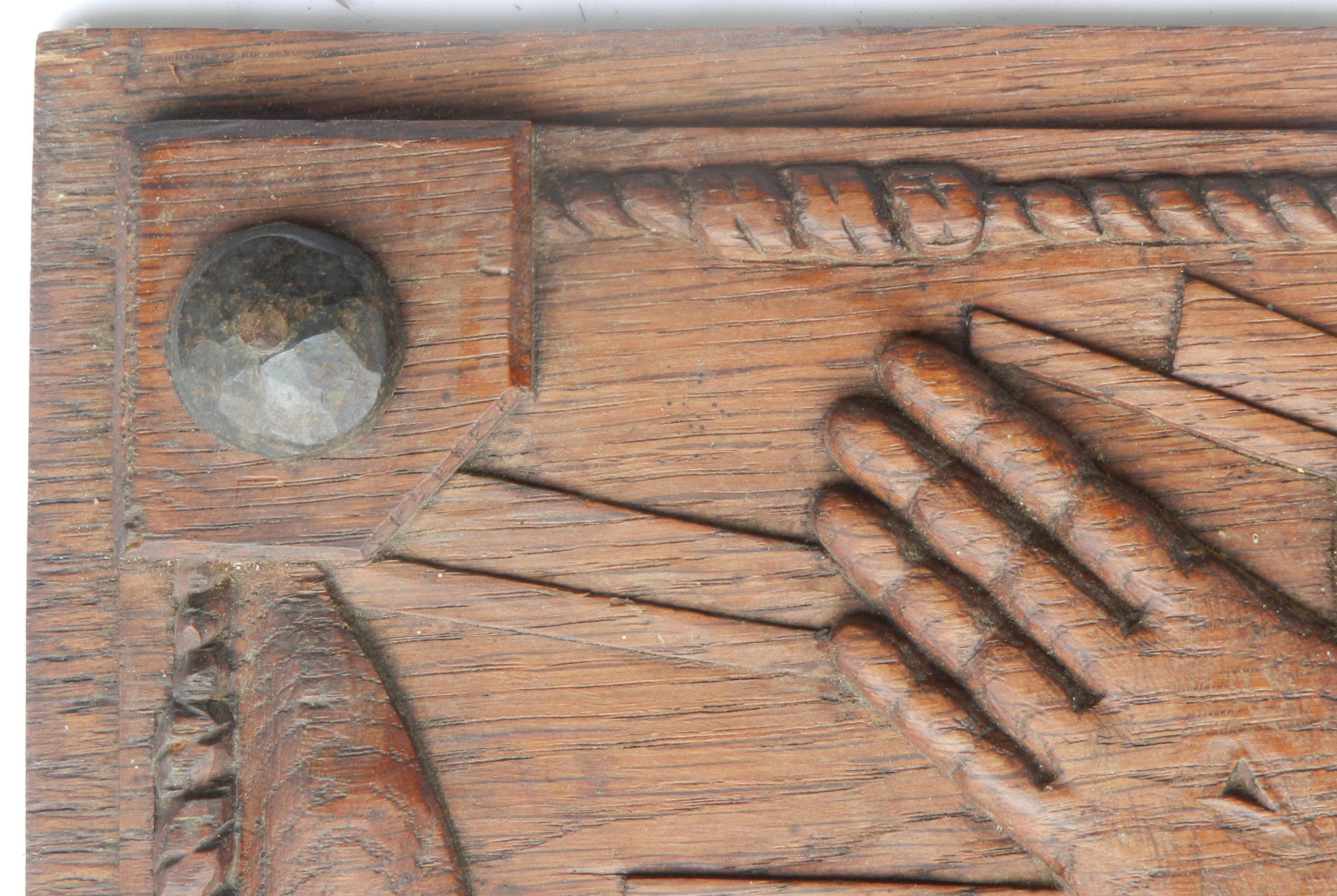 20th Century Hand Carved Mid Century Sculpture Jesus Hands Wall Decoration French For Sale