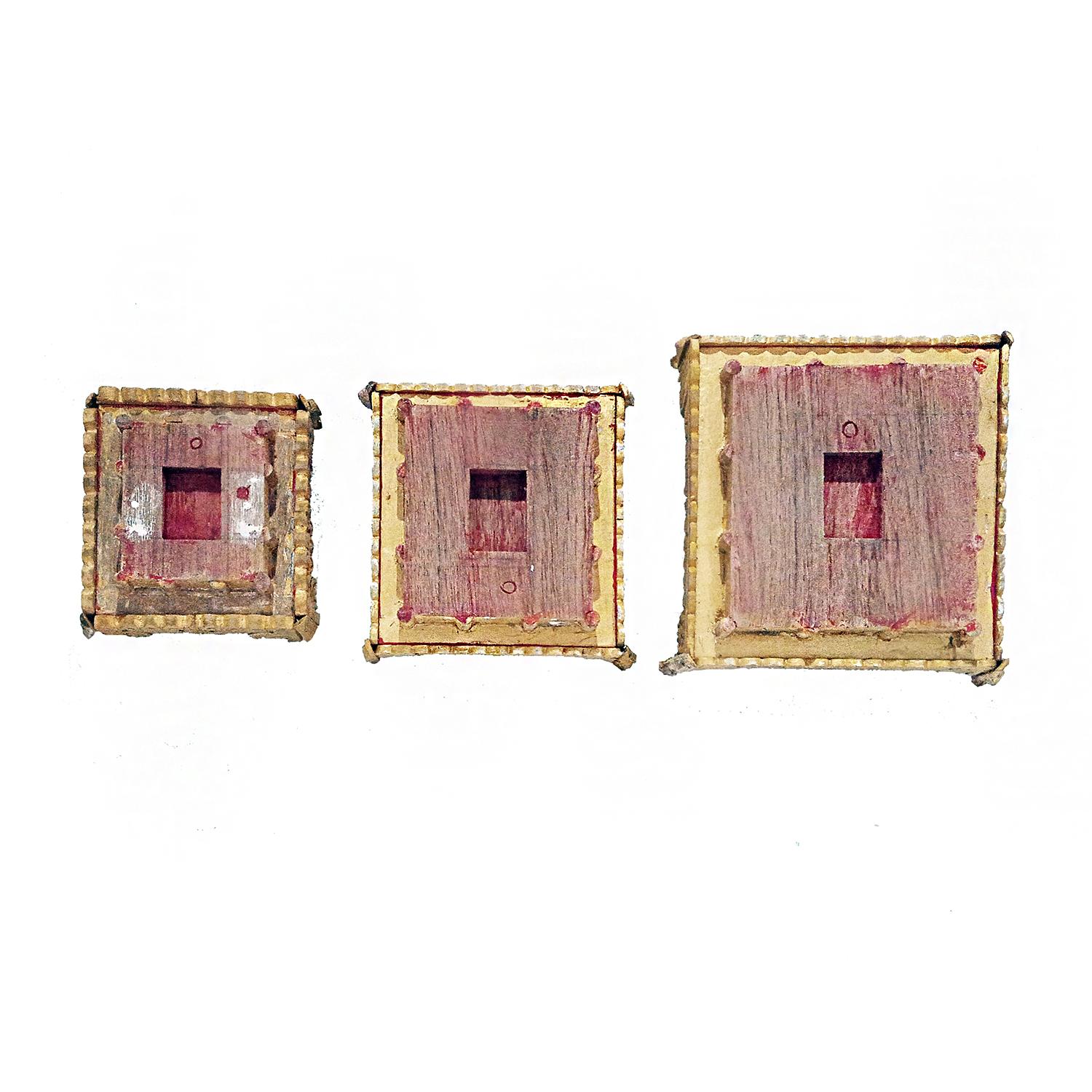 Modello di tempio in miniatura intagliato a mano, inizio XX secolo in vendita 6