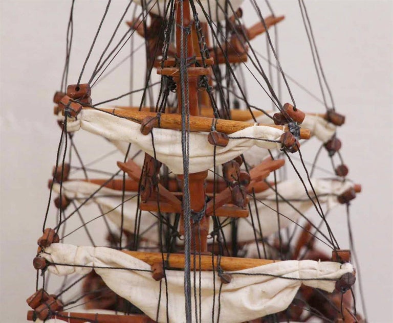 Hand-Carved Model Sailing Ship Boat of the 1841 Charles W ...