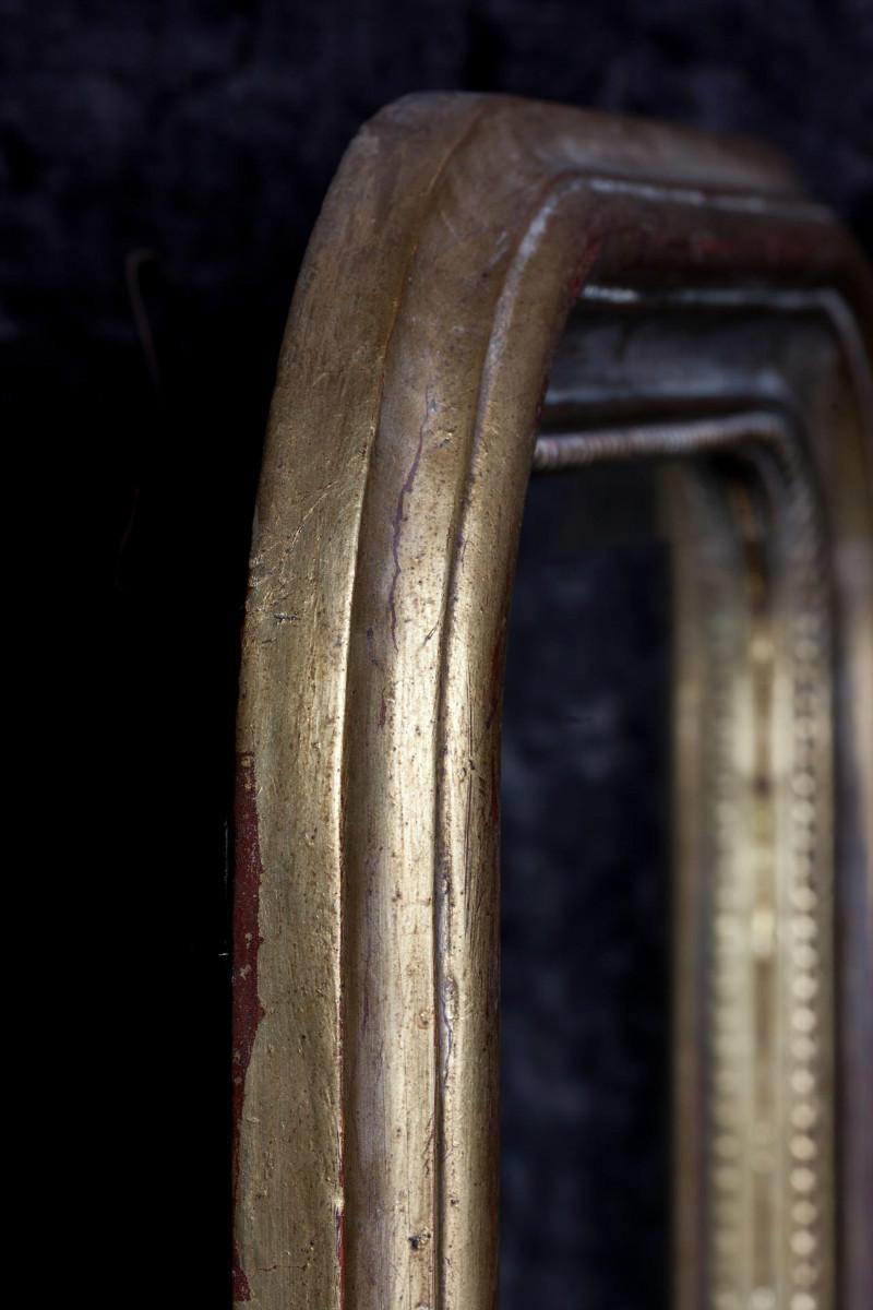 Contemporary Hand Carved Napoleon III Style Louis Philippe Mirror, Medium