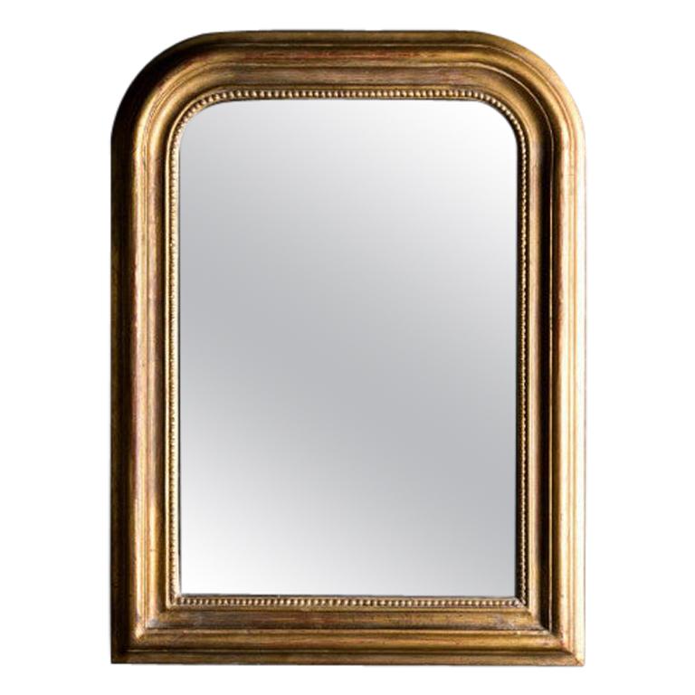 Hand Carved Napoleon III Style Louis Philippe Mirror, Small