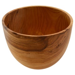 Hand-Carved Natural Ash Wood Bowl